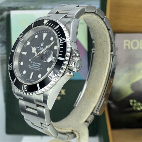 rolex submariner used 2005|rolex submariner 16610 year.